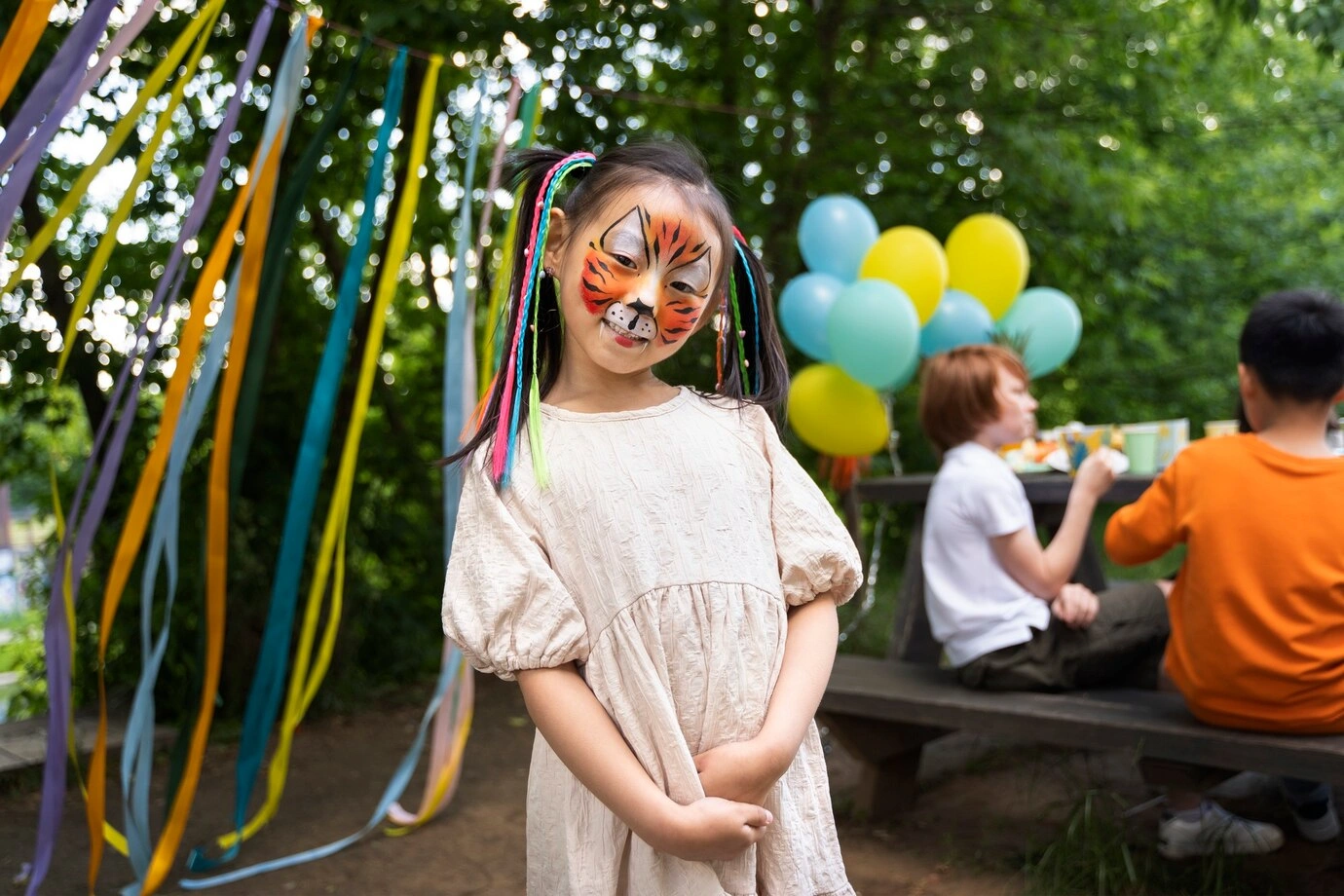 Kinder feiern mit Smilezzz